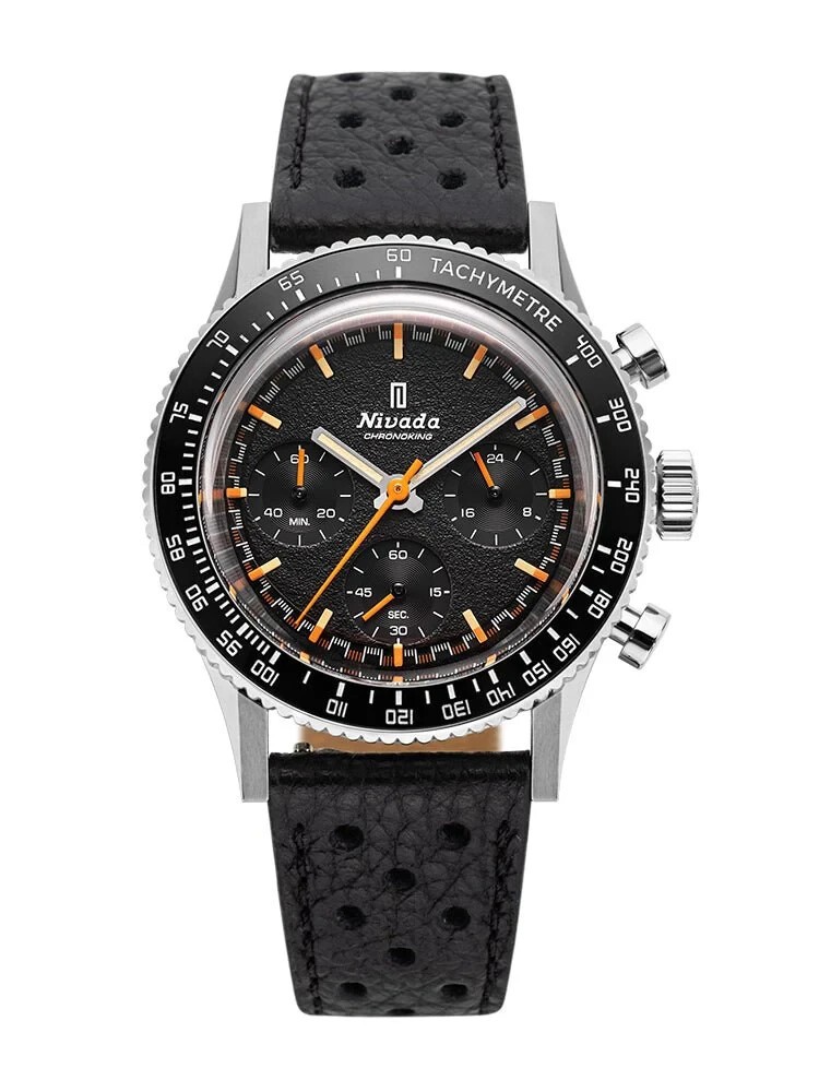 Nivada Grenchen Chronoking MecaQuartz Inter Bezel 87040Q15 Watch