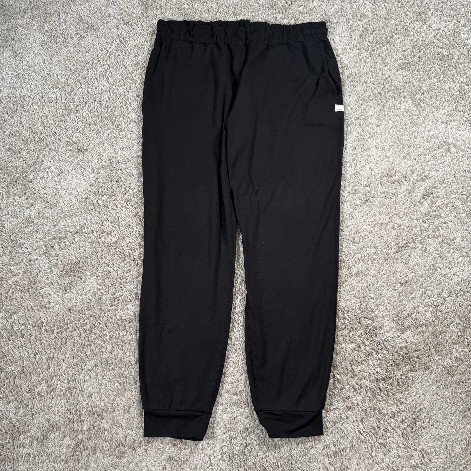 Vuori Performance Jogger Womens Medium Black DreamKnit Sweatpants NO Drawstring
