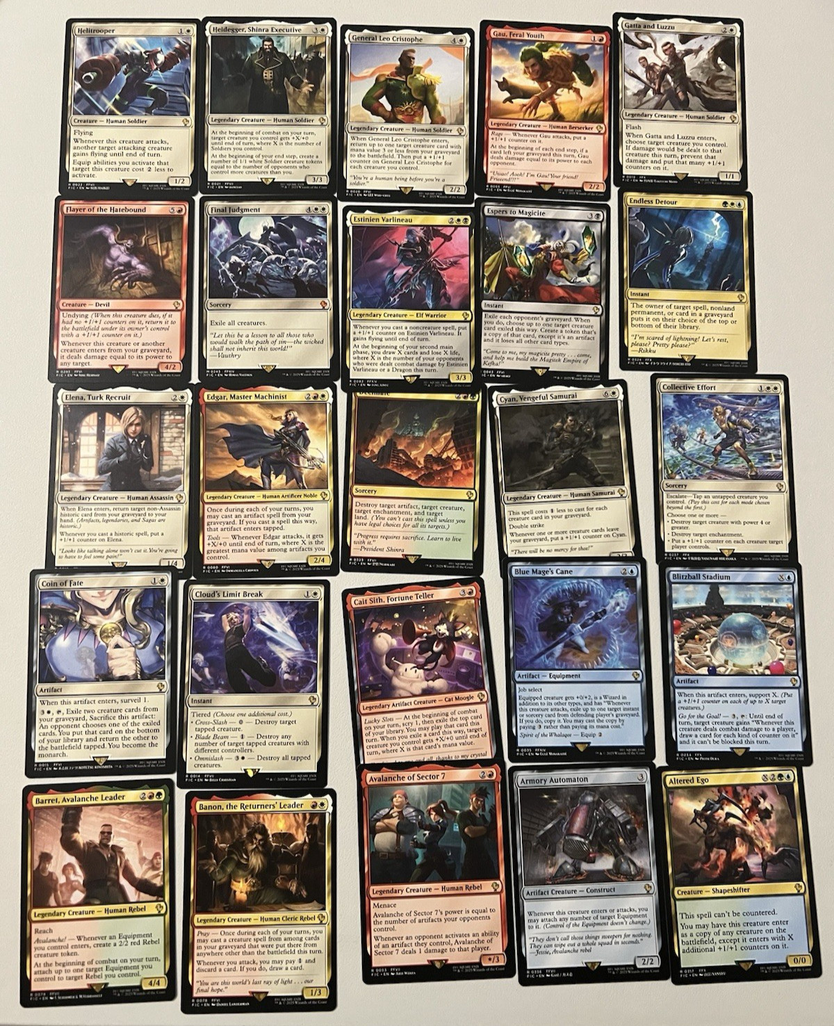 Magic: the Gathering Lot of 100 Rares/Mythics Bulk collection NM No Duplicates