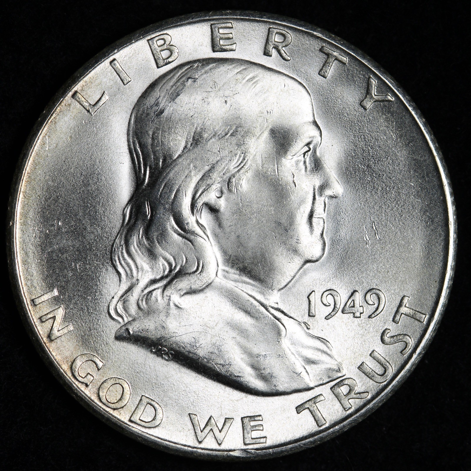 1949-S Franklin Silver Half Dollar BU *UNCIRCULATED* MS E361 SZMF