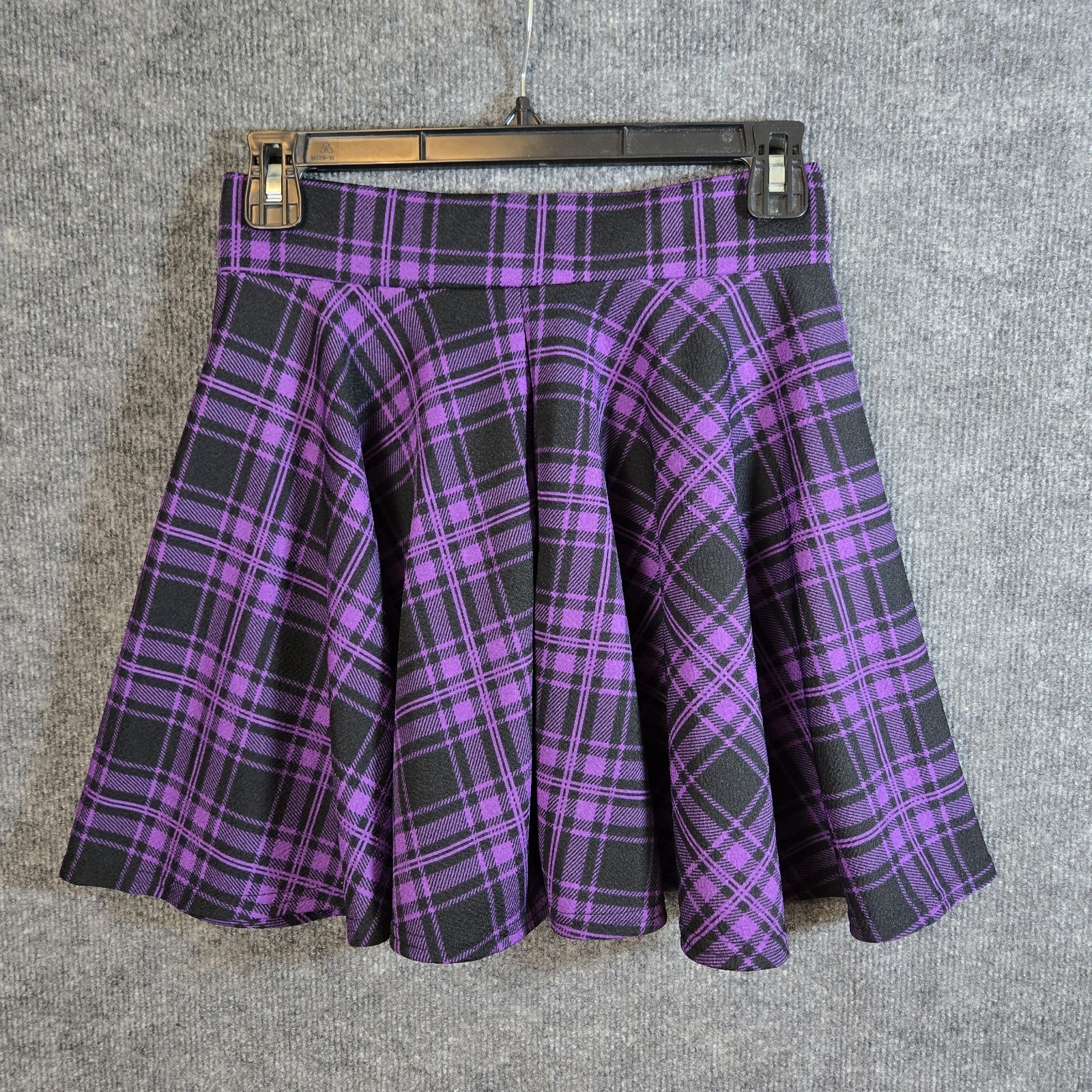 Urban Coco Mini Skirt Womens S Purple Plaid Knit Pull On Dark Academia New Urban Coco Mini Skirt Womens S Purple Plaid Knit Pull On Dark Academia New