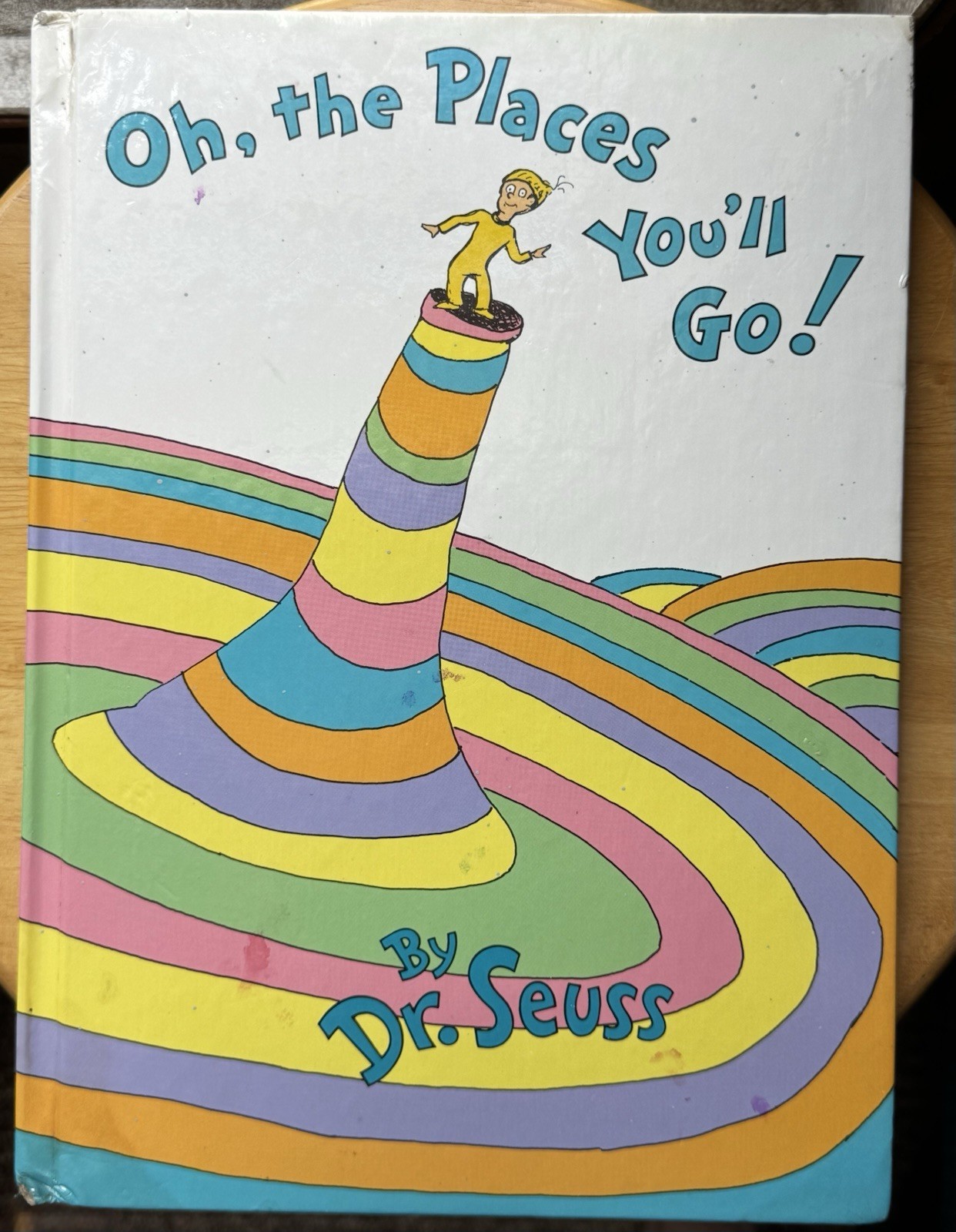 Dr Seuss Oh The Places Youll Go 1990 1st Edition 2nd Printing Hardcover