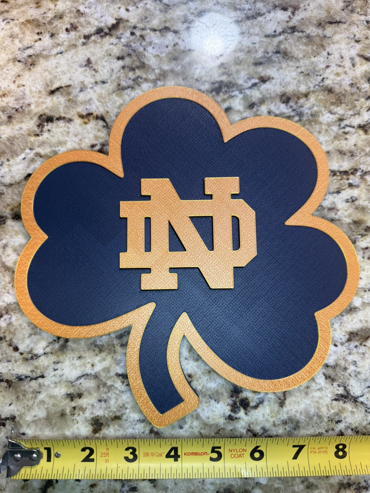 Notre dame fighting Irish wall desk shelf man cave sign 3d print 9\ Notre dame fighting Irish wall desk shelf man cave sign 3d print 9\
