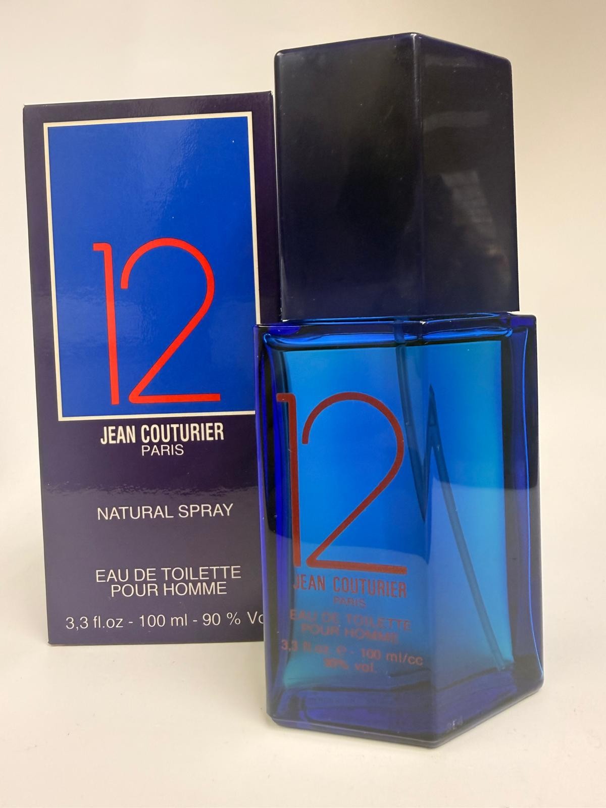 12 By jean couturier Pour Homme Eau De Toilette 3.3oz Spray -Very Rare- 12 By jean couturier Pour Homme Eau De Toilette 3.3oz Spray -Very Rare-