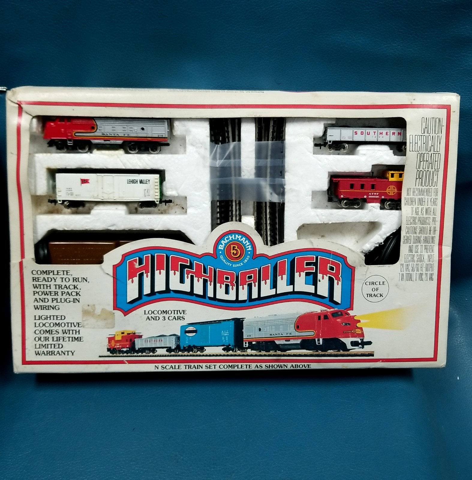 VTG Bachmann N Scale Electric Train Set Highballer 50-4300 w Box Complete