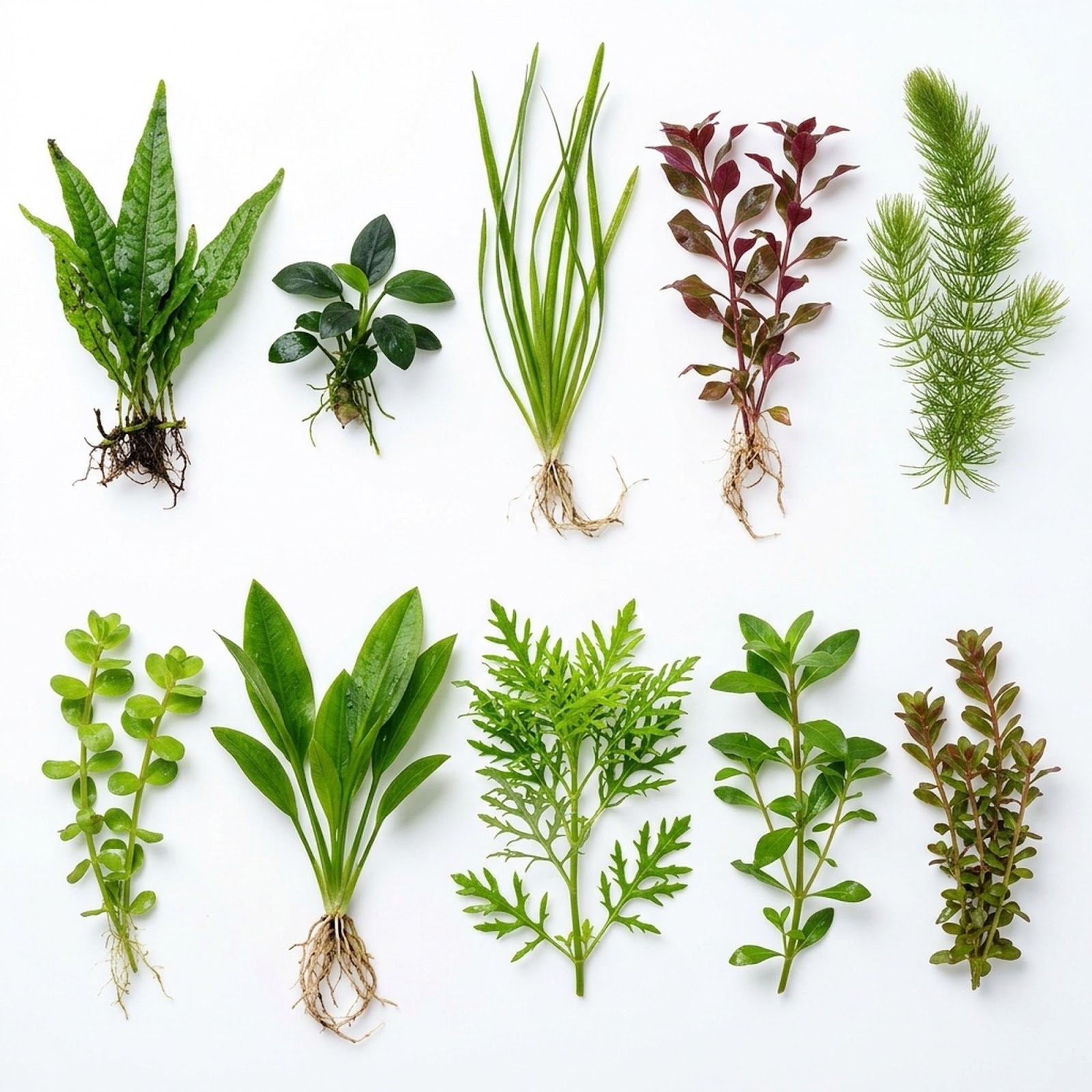 CANTON AQUATICS Beginner's 10-Pack Aquarium Live Plants Bundle - Ideal for...