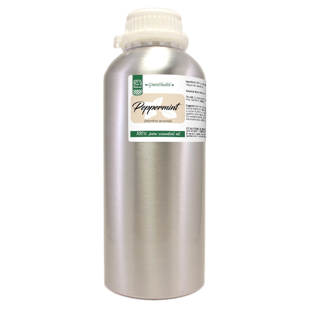32 fl oz Bulk - Peppermint Essential Oil 100% Pure -  GreenHealth