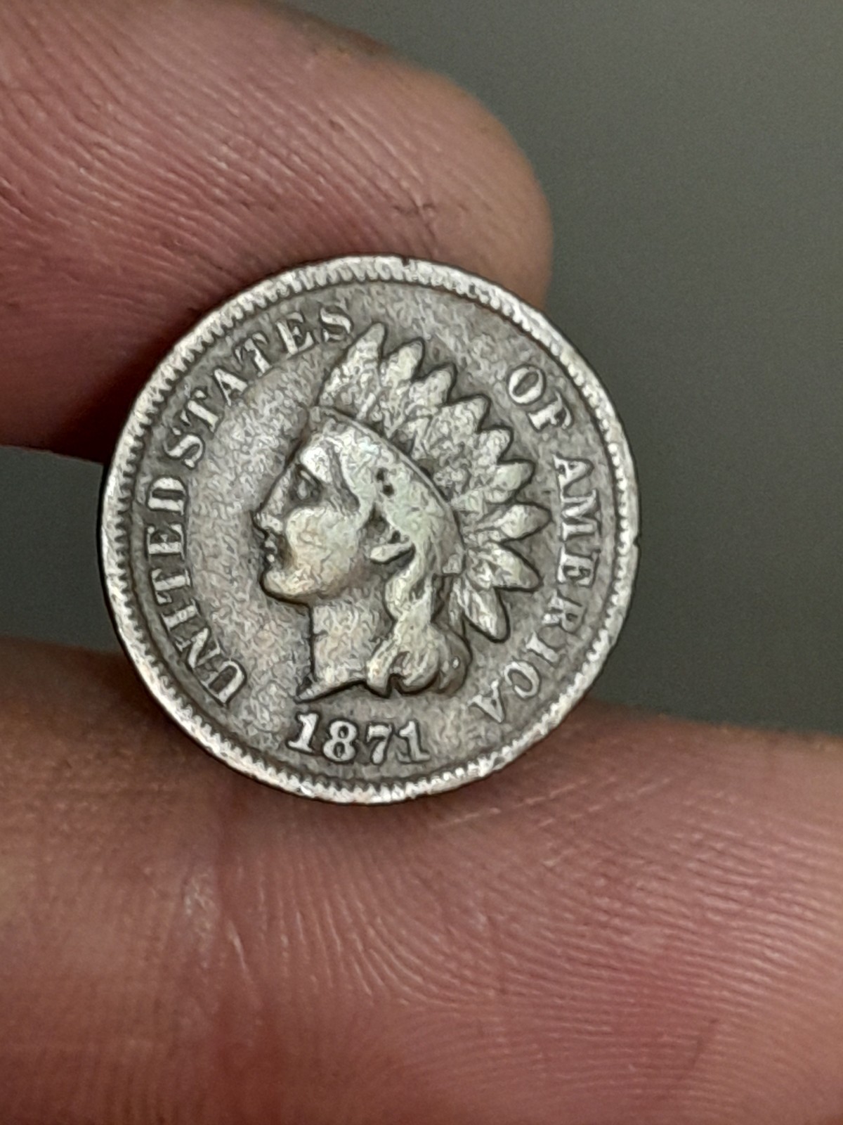 1871 Indian Head Cent 1871 Indian Head Cent