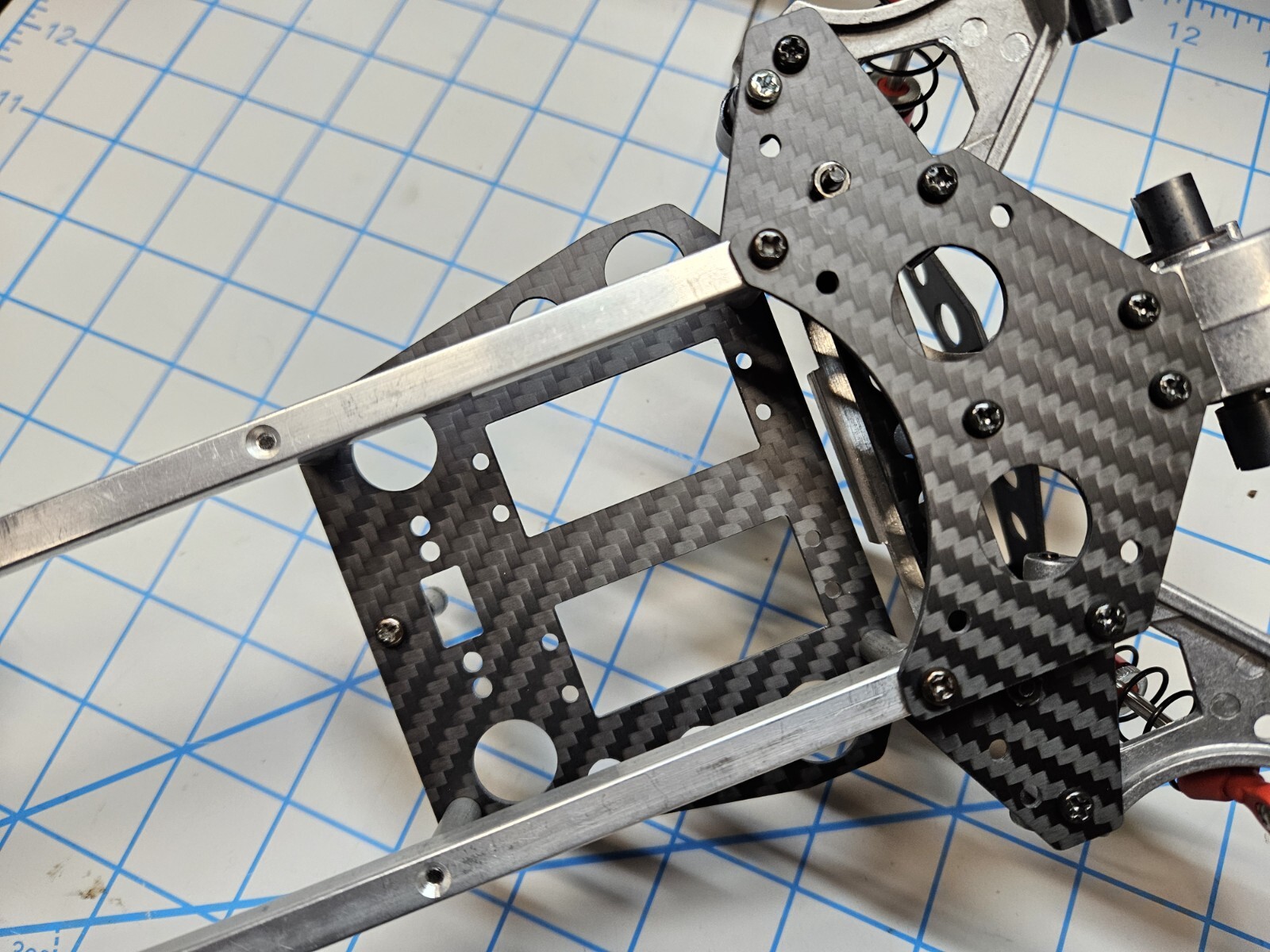 Vintage Kyosho Assault - 10-piece Carbon Fiber Upgrade Kit RC