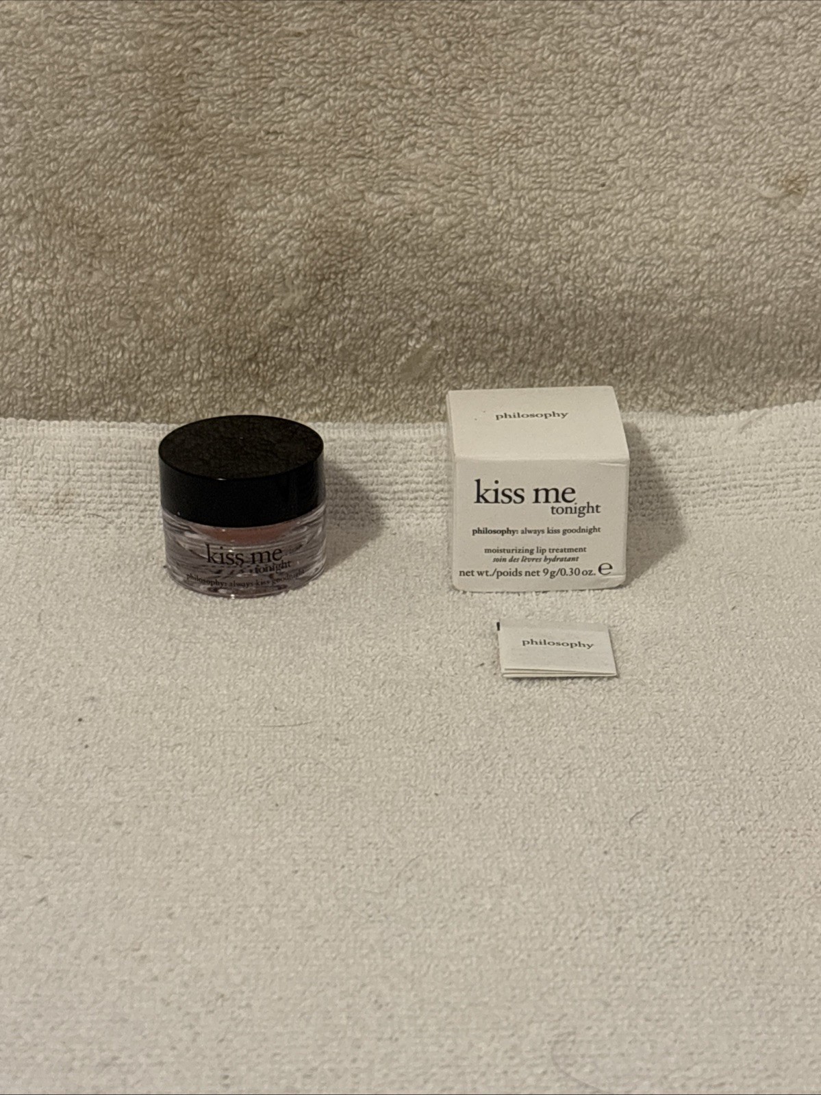 Philosophy Kiss Me Tonight Lip Balm .30oz New In Box 