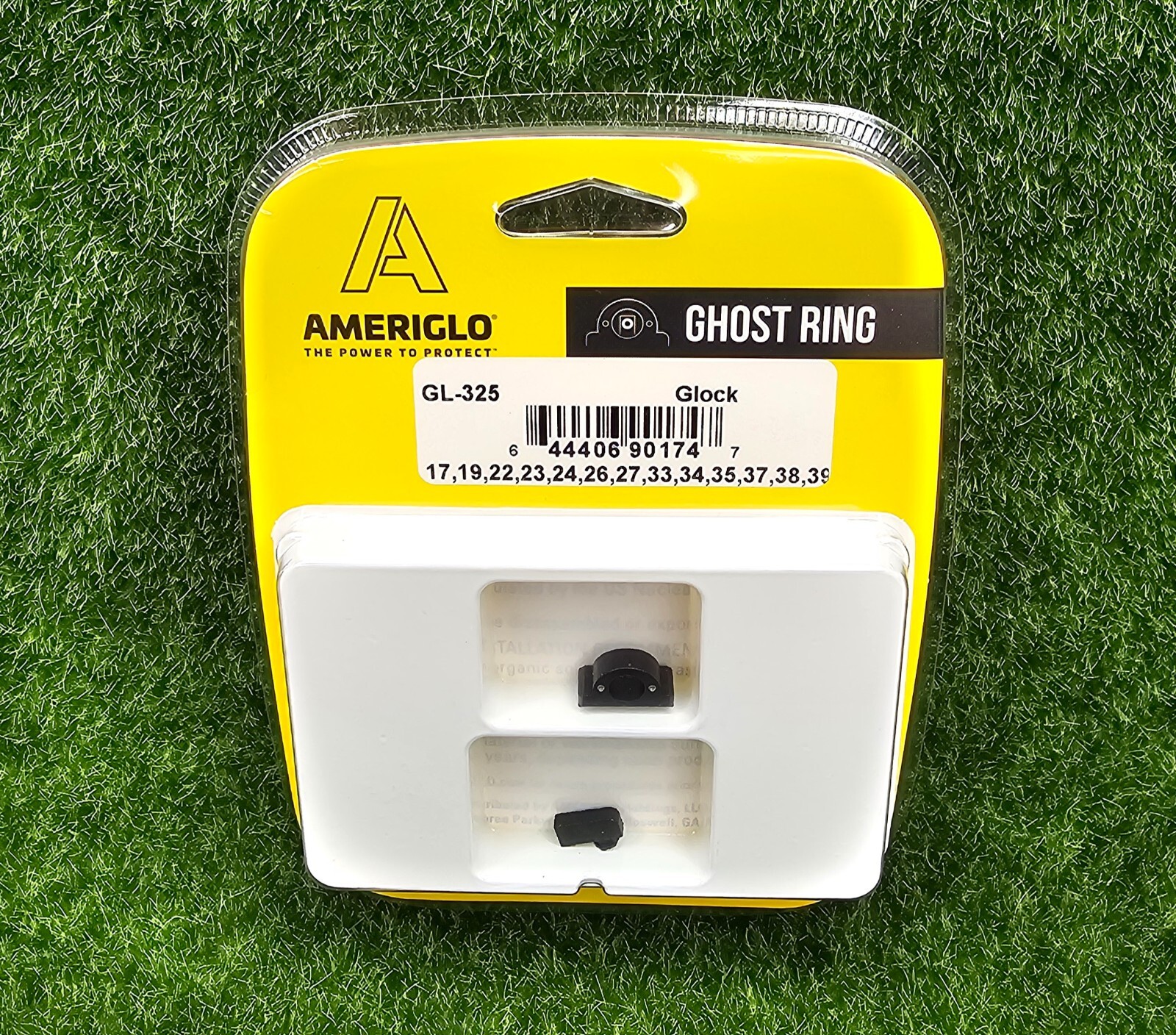 AmeriGlo Ghost Ring Night Sights for Glock 17 19 22 23 26 27 33 34 35 38 #GL-325
