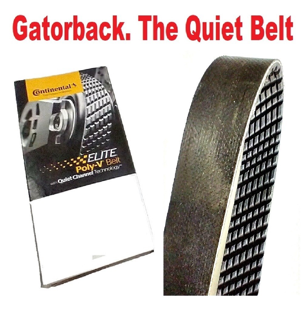 Serpentine Poly-V Belt Quiet Belt Gatorback CONTINENTAL ELITE 4070972, 7PK2470