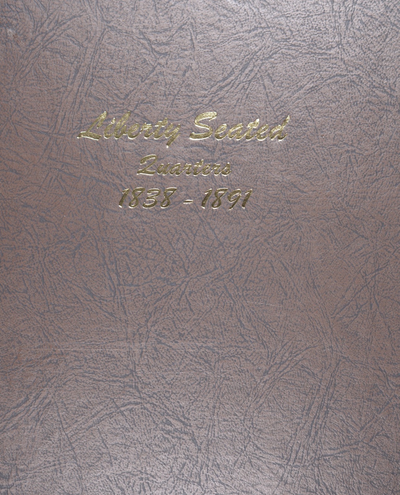Liberty Seated Quarters (1838-1891) partial collection in Dansco Album 11 coins