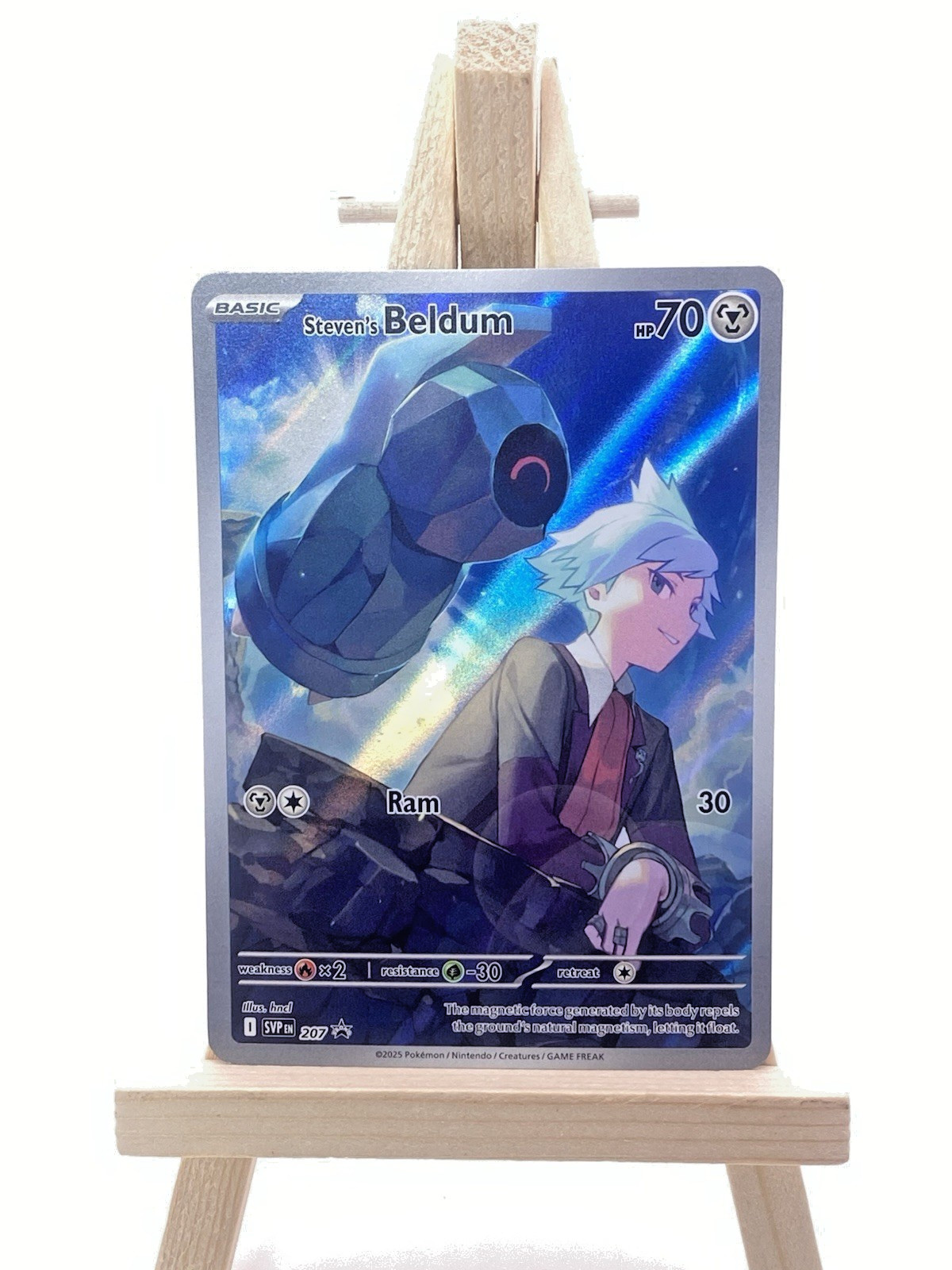Pokémon TCG Steven\'s Beldum 207 SV Scarlet & Violet Promo Holo Basic EN Pokémon TCG Steven\'s Beldum 207 SV Scarlet & Violet Promo Holo Basic EN