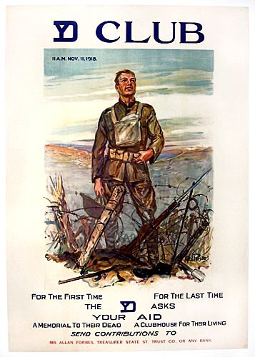 Original WWI US Yankee Division Poster - YD Club Original WWI US Yankee Division Poster - YD Club