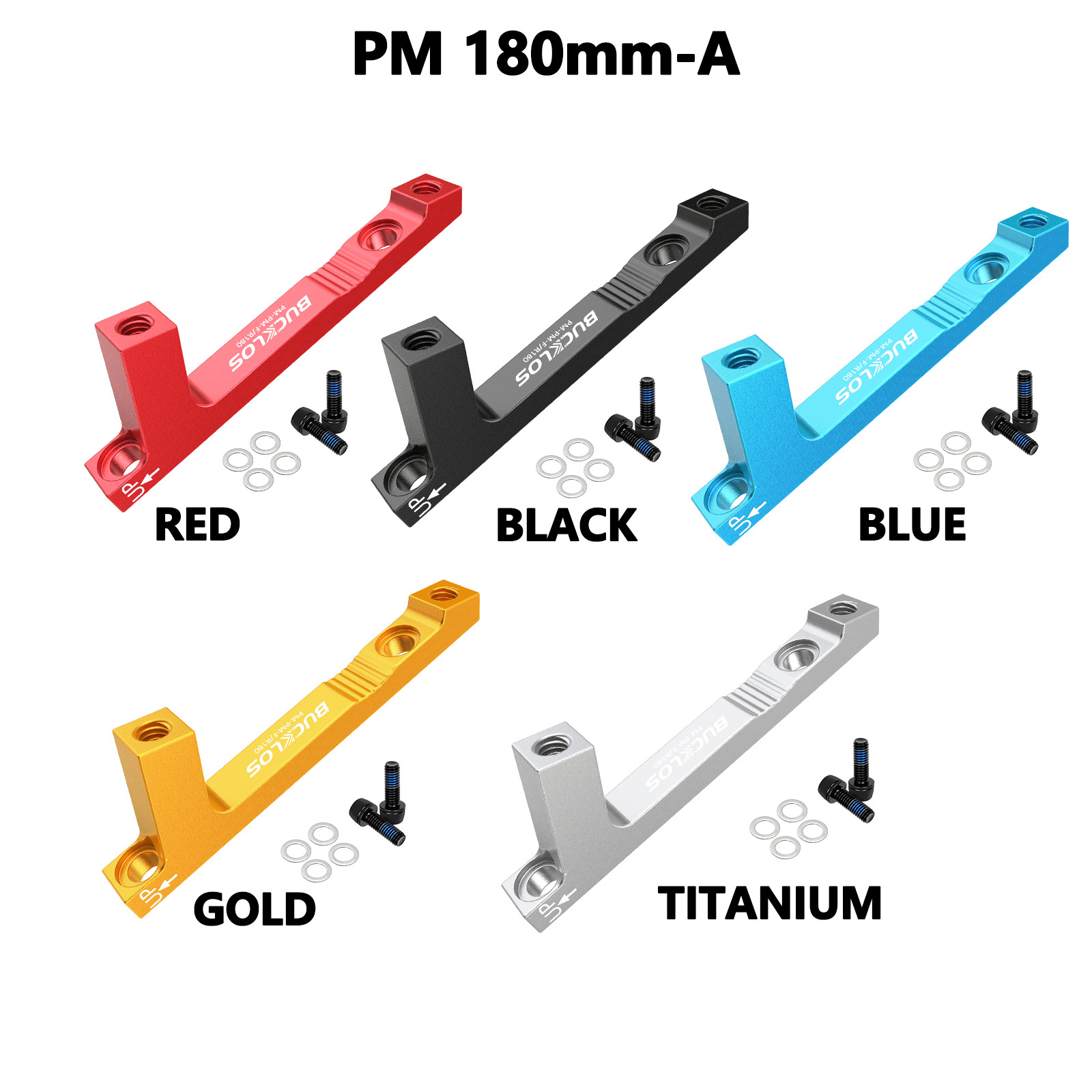 MTB Bike Front Rear PM/IS Disc Brake Adapter Caliper 180mm,203mm Post Mount CNC