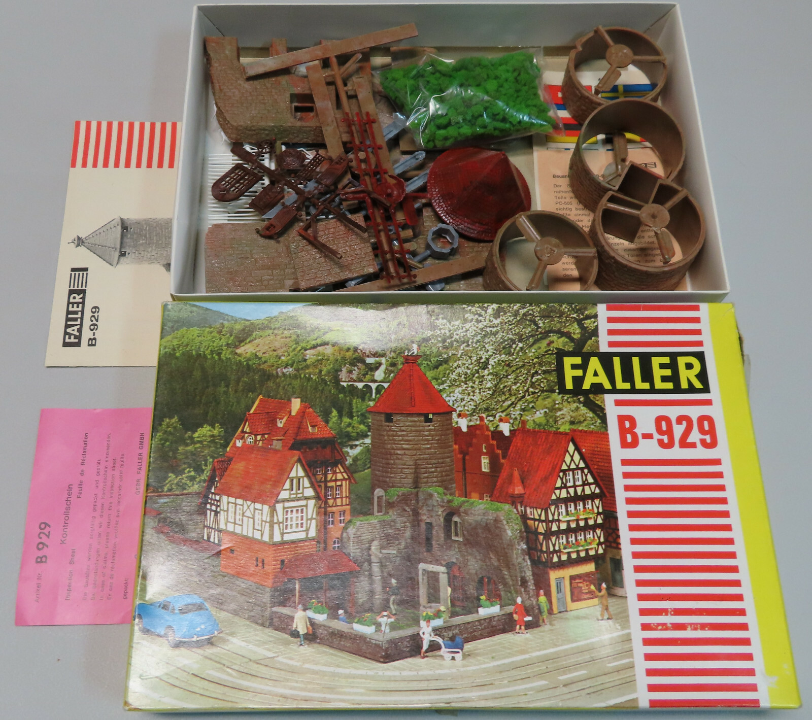 Faller AMS B-929 - Stork Tower in Original Packaging, 60s Rarity (DBW24)