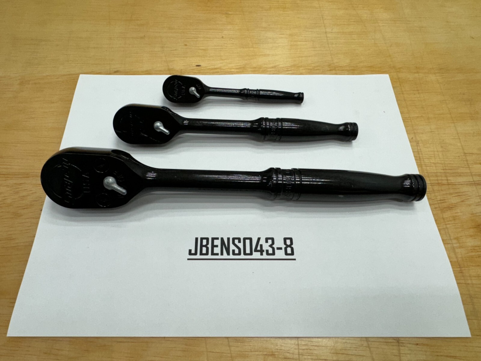 Snap-on Tools NEW 3pc Mix Drive Industrial Finish Fixed Head Ratchet Set RATG80 Snap-on Tools NEW 3pc Mix Drive Industrial Finish Fixed Head Ratchet Set RATG80