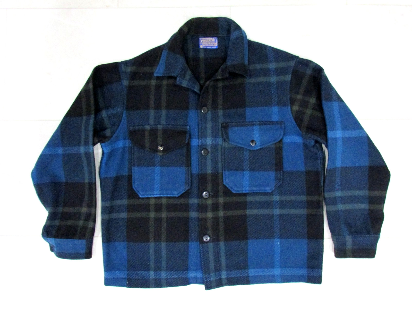 Vintage Pendleton Mens Mackinaw Cruiser Woll Jacket Size M Blue Green Plaid Vintage Pendleton Mens Mackinaw Cruiser Woll Jacket Size M Blue Green Plaid