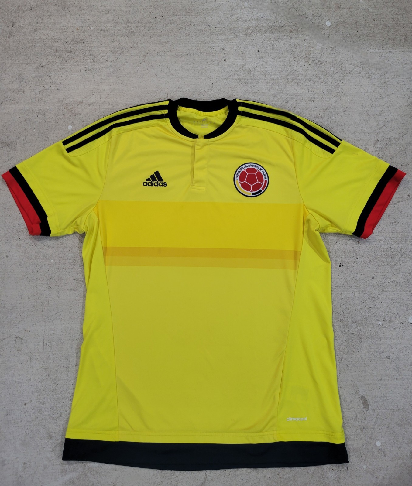 COLOMBIA 2015 2016 HOME FOOTBAL SHIRT SOCCER JERSEY ADIDAS M62788 sz L MEN