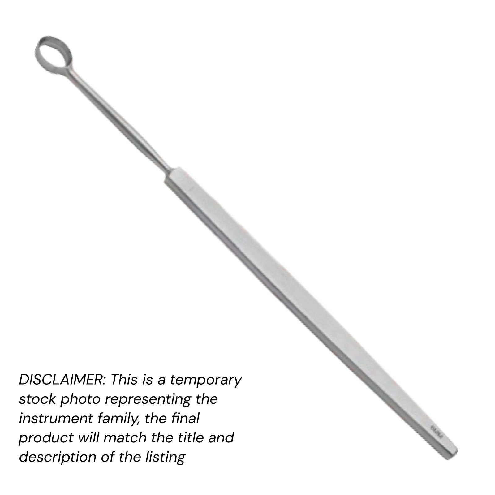 4x Piffard Dermal Curettes, Oval Tip, 5.5\