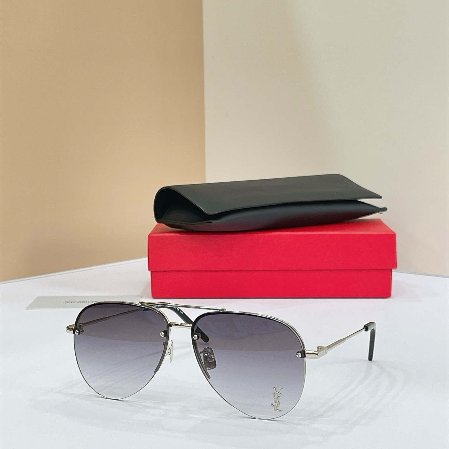 Saint Laurent Classic 11M Aviator Sunglasses 59-13-140 Unisex New