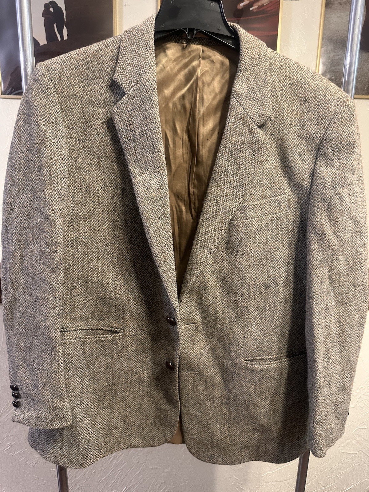 Vintage Harris Tweed Jacket Men’s 44 Brown 100% Wool Tweed Blazer Outer Hebrides Vintage Harris Tweed Jacket Men’s 44 Brown 100% Wool Tweed Blazer Outer Hebrides
