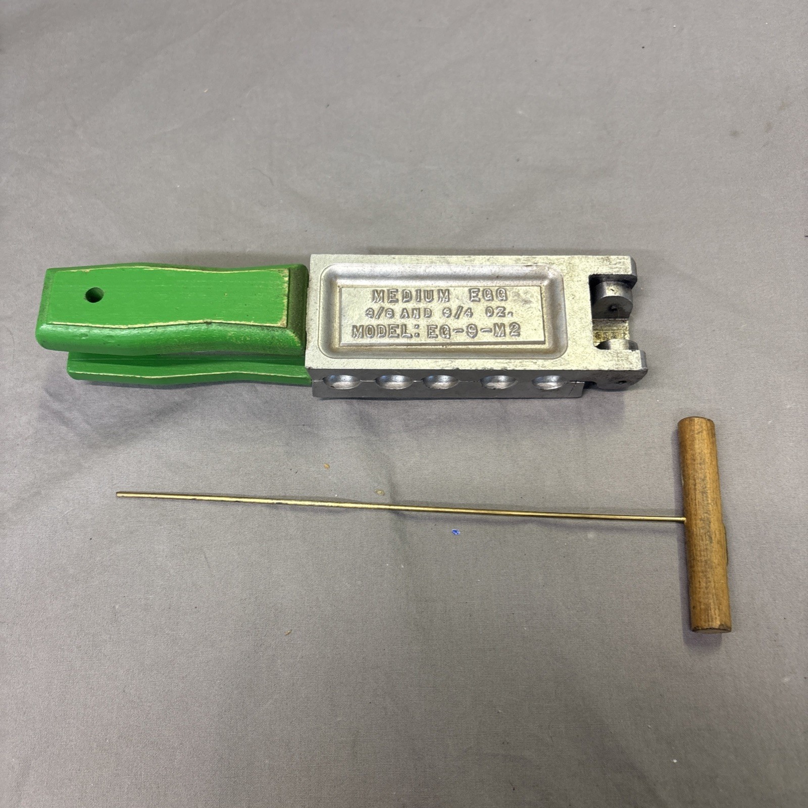 Do-It Egg Sinker Mold-EG-9-M2 Medium Egg Lead Fishing Weight Mold 3/8 and 3/4 Do-It Egg Sinker Mold-EG-9-M2 Medium Egg Lead Fishing Weight Mold 3/8 and 3/4