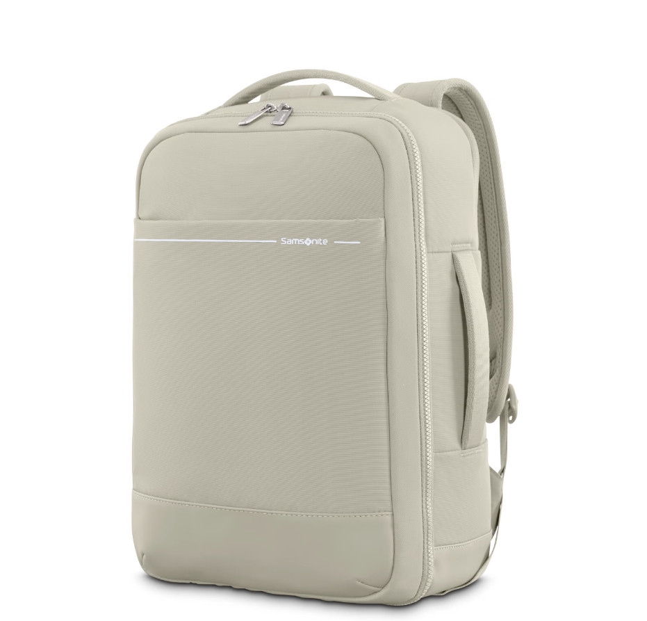 NWT Samsonite Better Than Basic Backpack Limestone Gray 18\ NWT Samsonite Better Than Basic Backpack Limestone Gray 18\