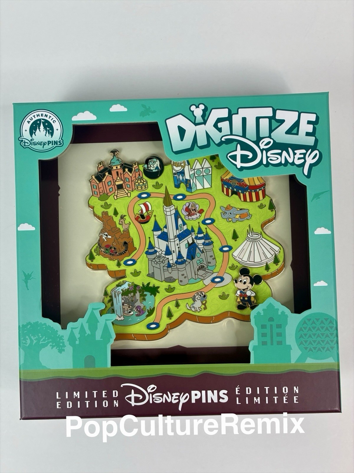 Disney Parks Digitize Disney Walt Disney World Map Jumbo Pin 2026 LE 2500 Disney Parks Digitize Disney Walt Disney World Map Jumbo Pin 2026 LE 2500
