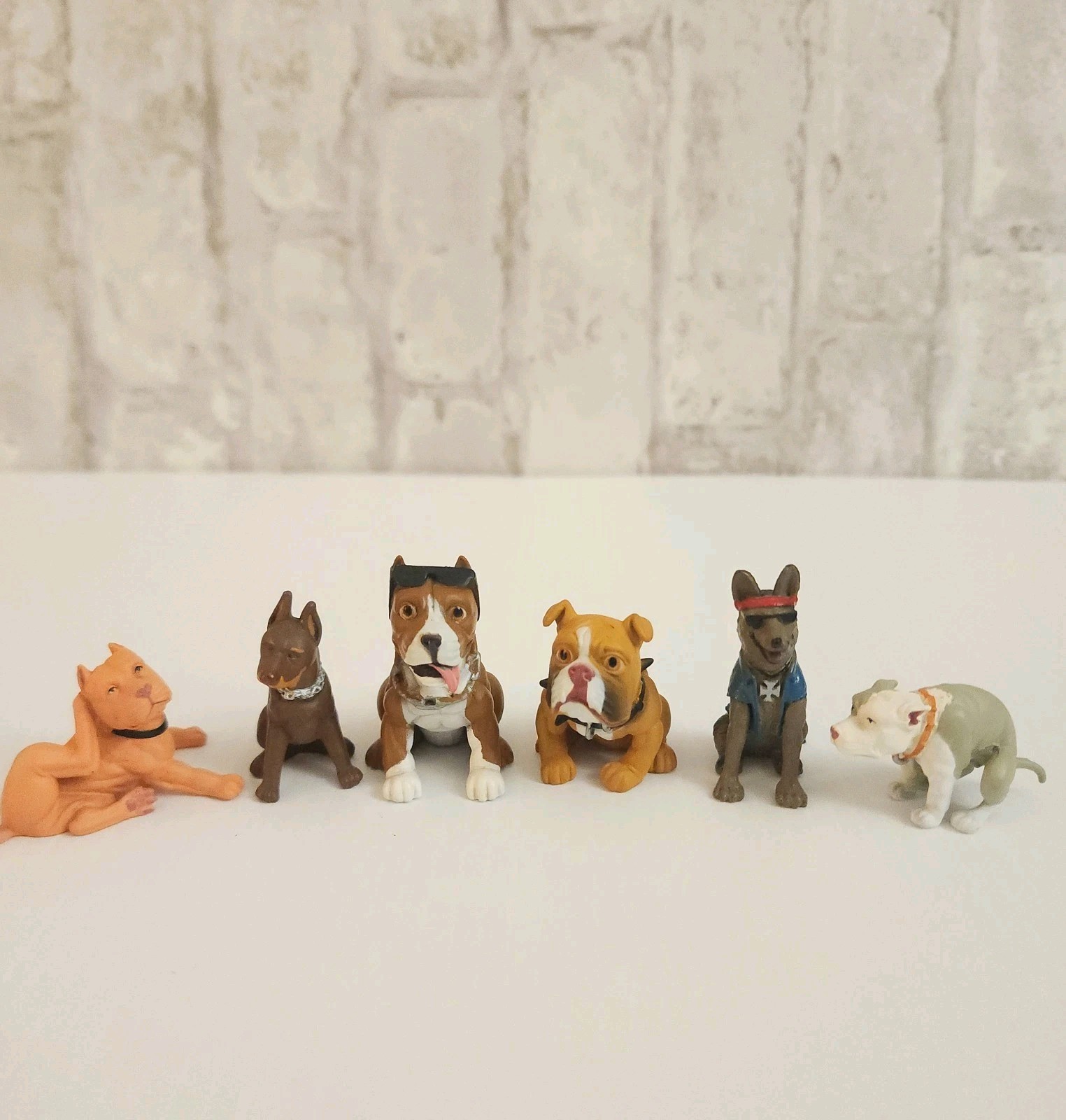 VTG Lil Homies Hood Hounds Hood Pups Dogs Lot of 6