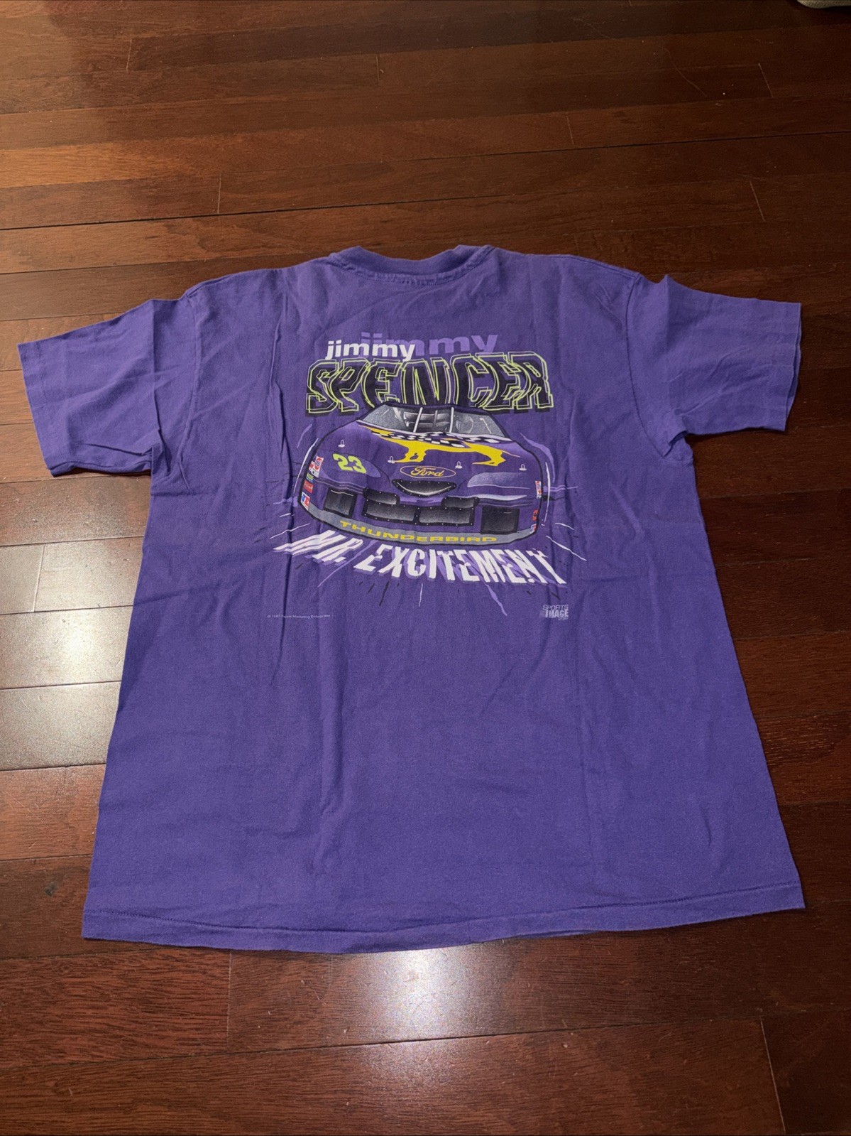 Vintage 1997 Camel Racing Jimmy Spencer #23 T Shirt Size XL Single Stitch BeefyT