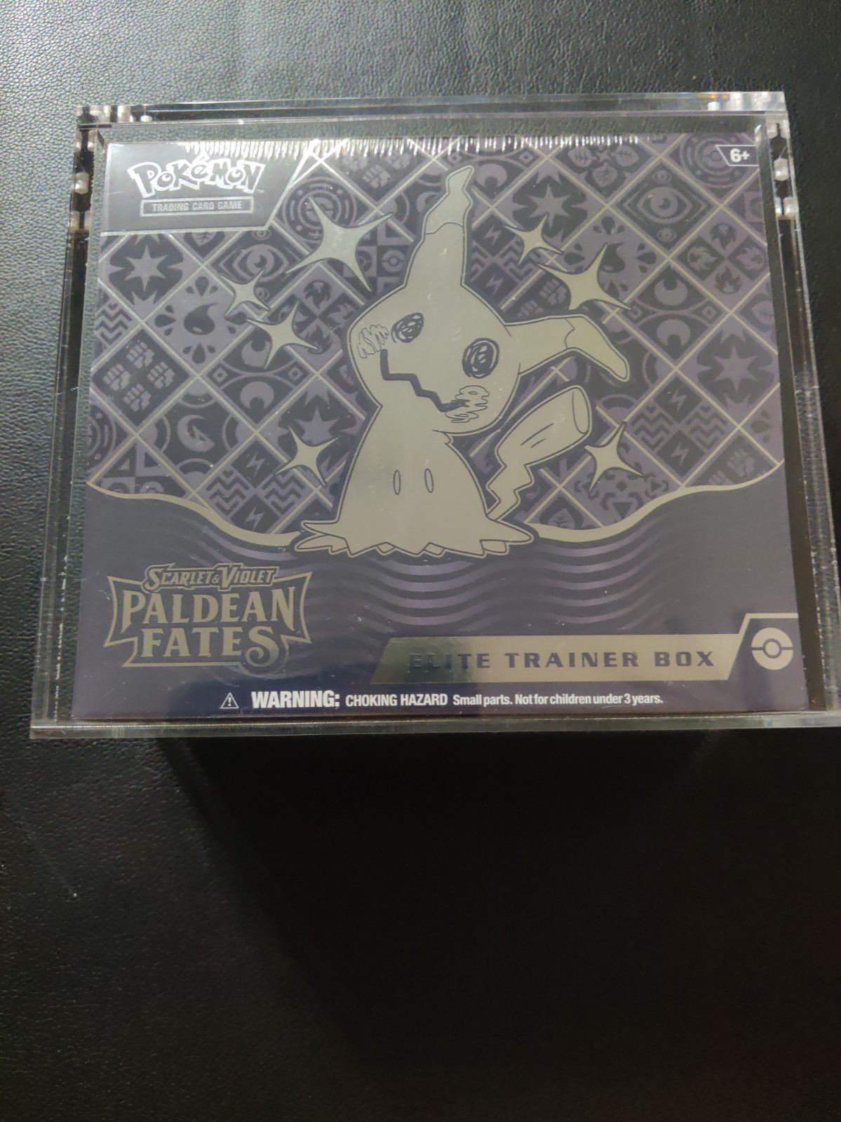 CRISPY Pokemon Paldean Fates ETB Sealed W/ Acrylic Case CRISPY Pokemon Paldean Fates ETB Sealed W/ Acrylic Case