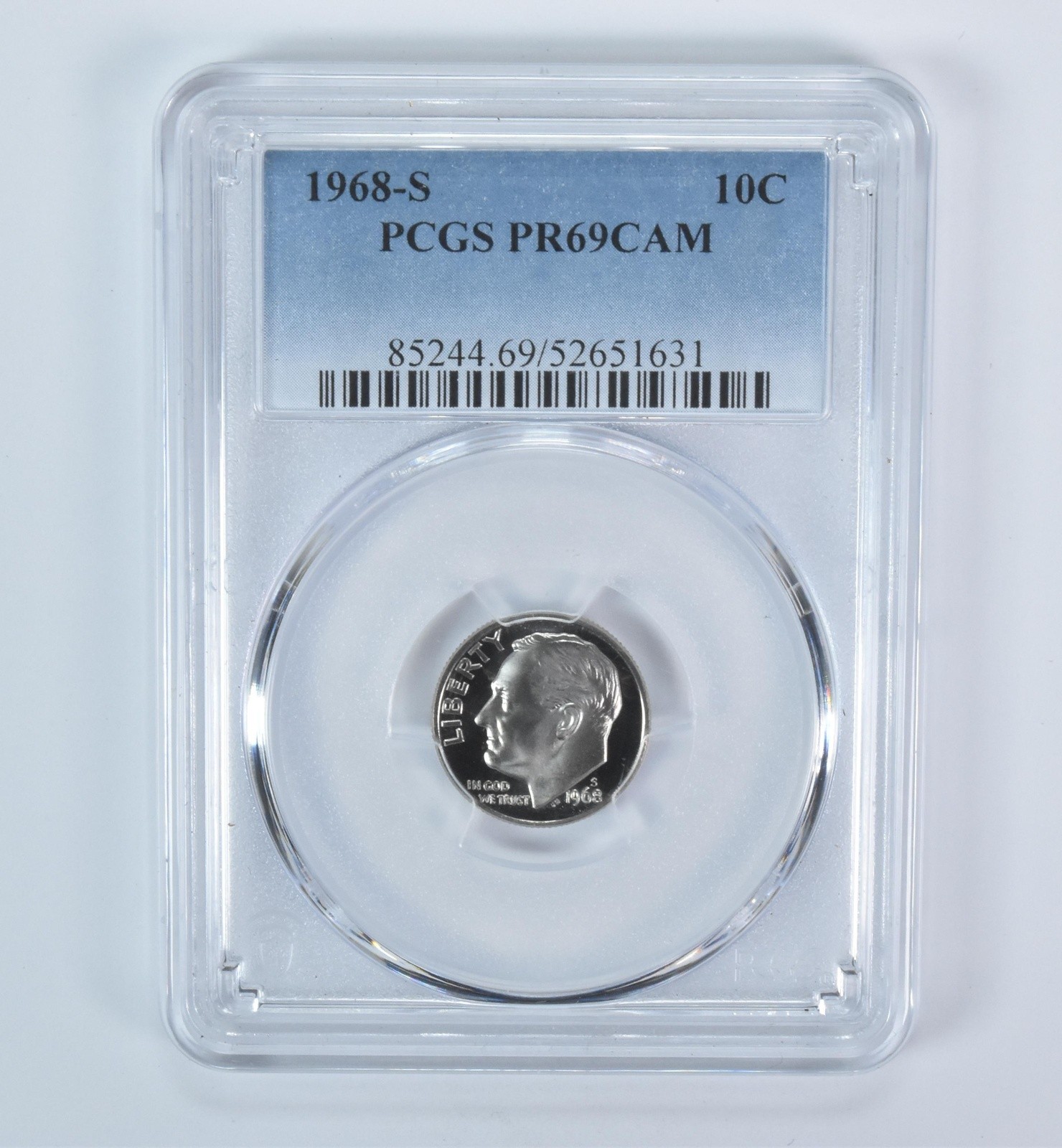 1968-S Roosevelt Dime PR69 CAM PCGS 1968-S Roosevelt Dime PR69 CAM PCGS