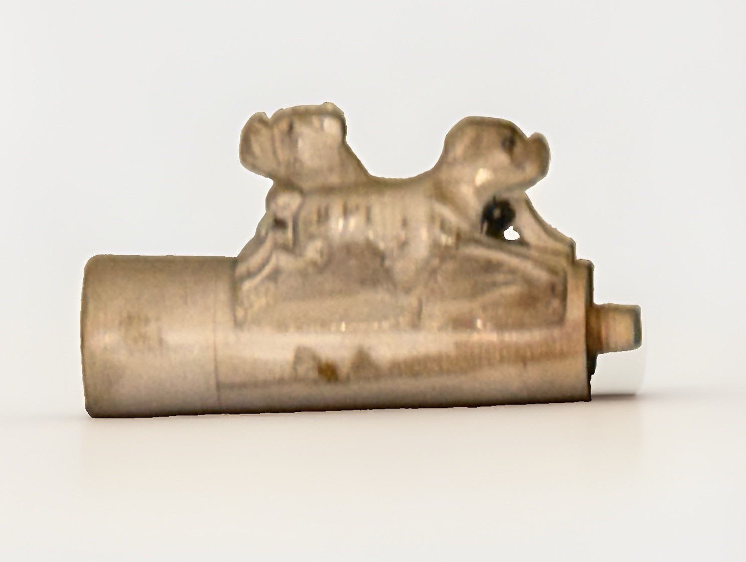 ANTIQUE HAND CARVED MEERSCHAUM DOGS PIPE ANTIQUE HAND CARVED MEERSCHAUM DOGS PIPE