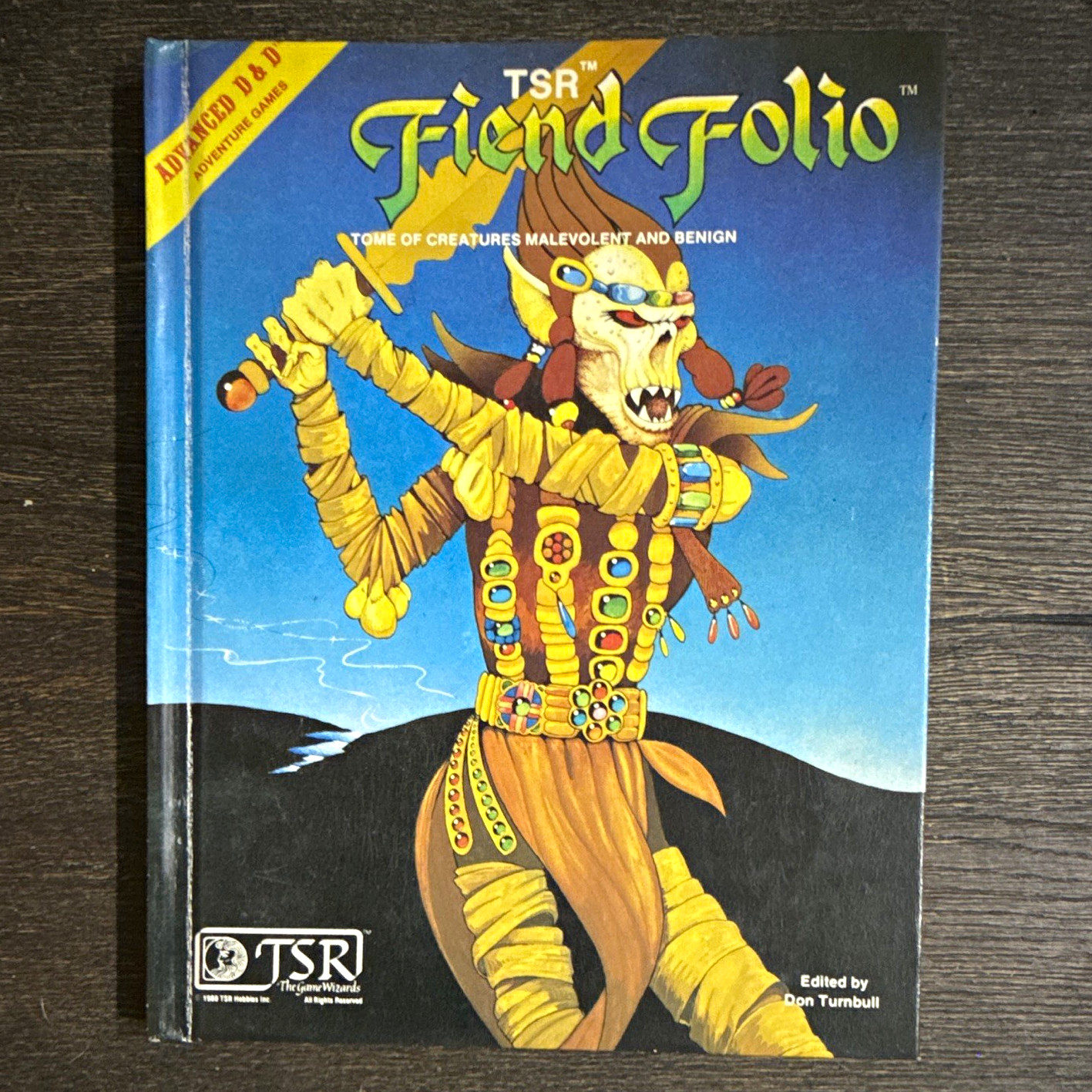 TSR Fiend Folio Tome of Creatures AD&D Dungeons & Dragons 1981 TSR 2017 TSR Fiend Folio Tome of Creatures AD&D Dungeons & Dragons 1981 TSR 2017