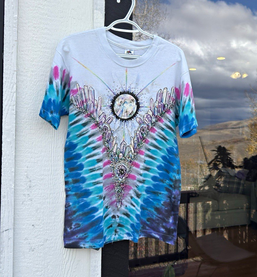 Vintage 1992 Liquid Blue Crystal Test Print FOTL tag