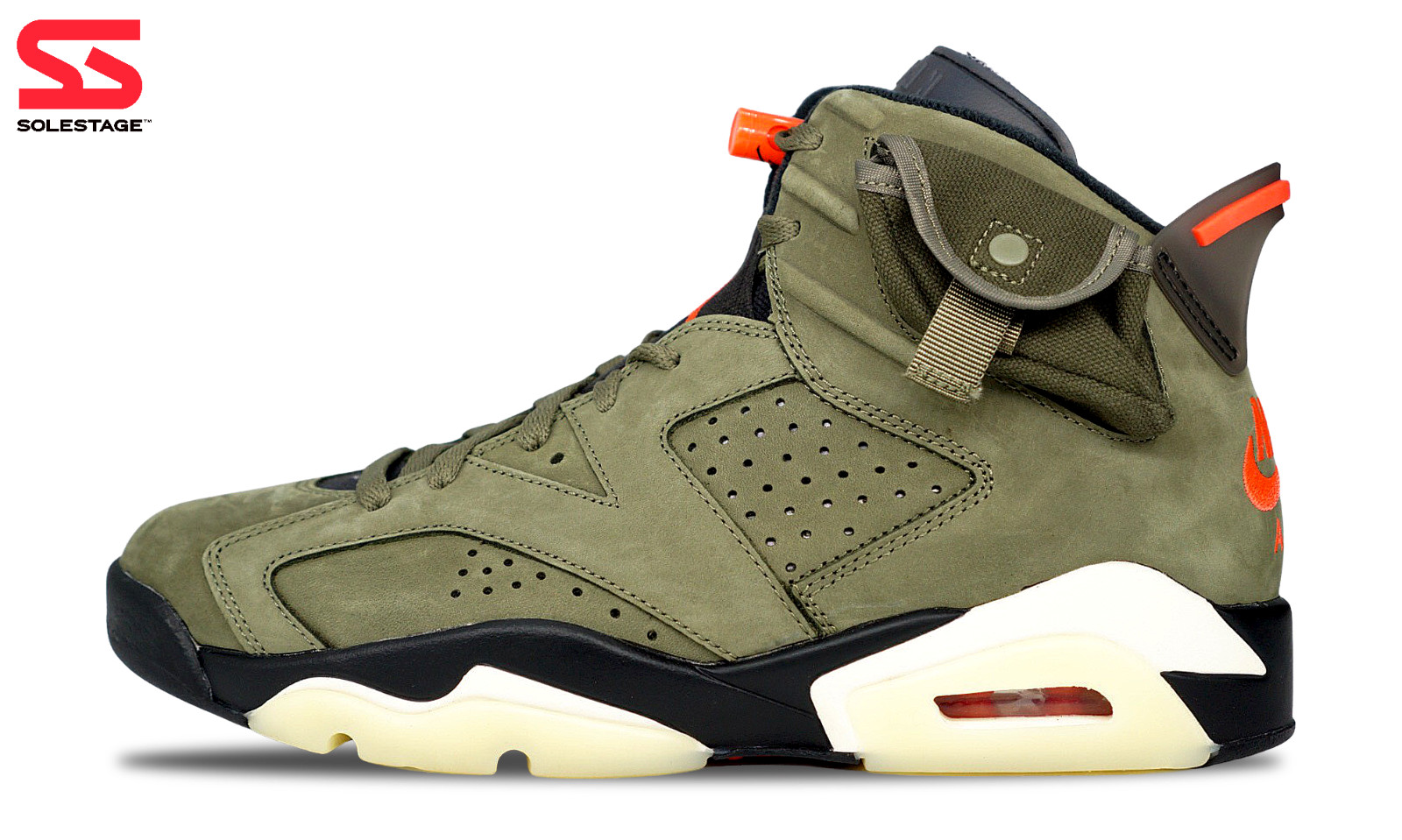 Nike Jordan 6 Retro x Travis Scott OIive Green 2019 (CN1084-200) Men Size 8-11