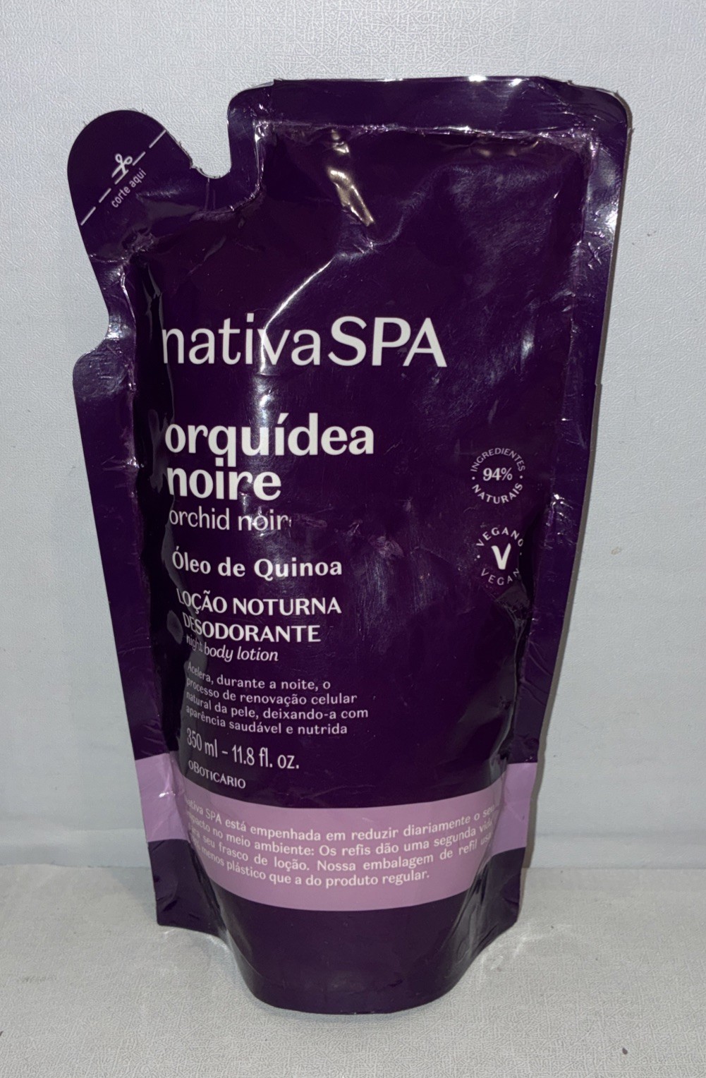 Oboticario Native Spa Night Body Lotion Refill, 11.8fl Oz/ Orchid Noir Oboticario Native Spa Night Body Lotion Refill, 11.8fl Oz/ Orchid Noir