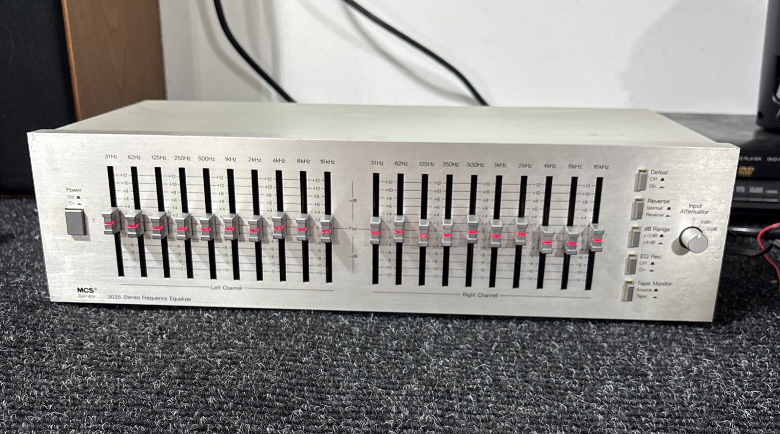 MCS 3035 Stereo Frequency Equalizer –Made in Japan- Fair Condition- Works Tested MCS 3035 Stereo Frequency Equalizer –Made in Japan- Fair Condition- Works Tested