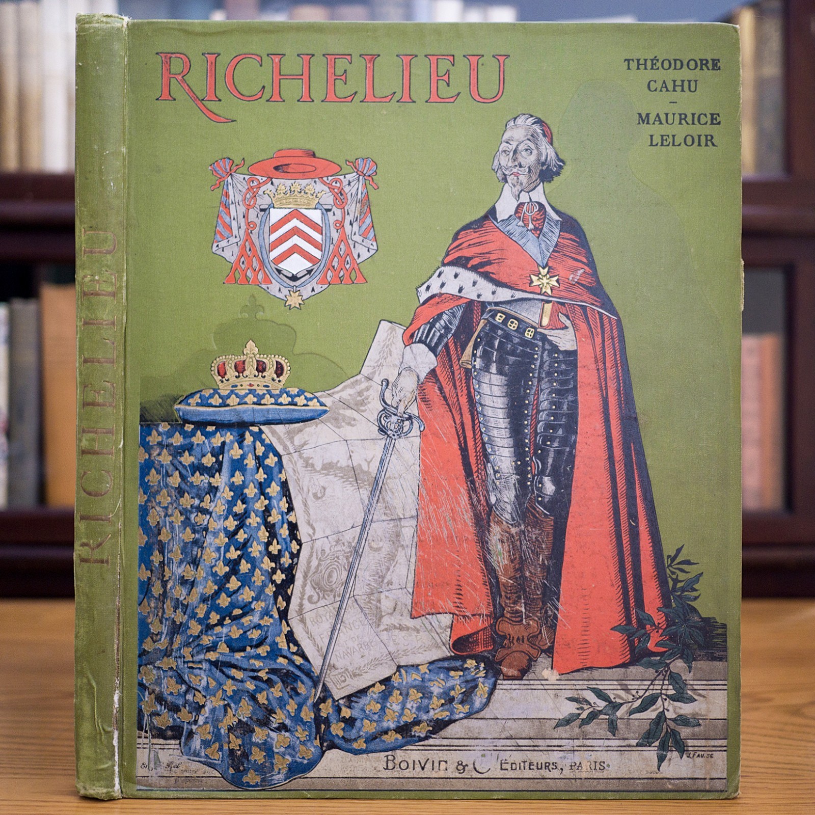 1910 CARDINAL RICHELIEU ANTIQUE BOOK SEA MONSTER OCCULT MYTH LEGEND HUGUENOT WAR 1910 CARDINAL RICHELIEU ANTIQUE BOOK SEA MONSTER OCCULT MYTH LEGEND HUGUENOT WAR