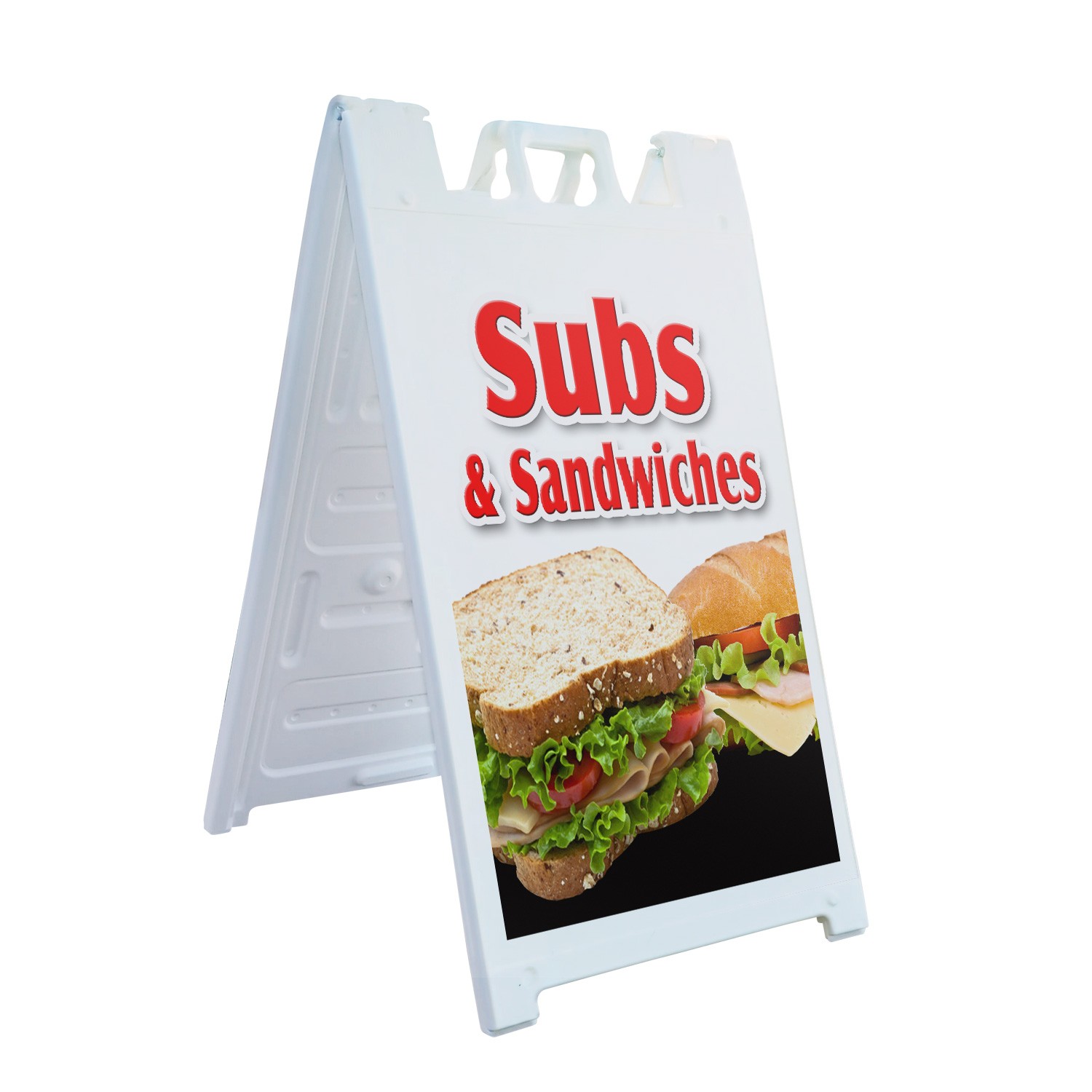 A-frame Sidewalk Subs & Sandwiches 24\