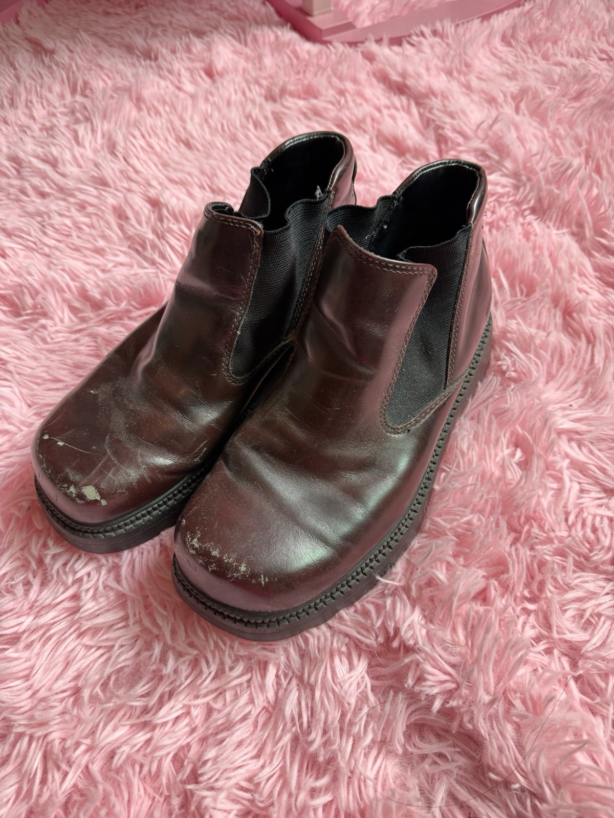 Vintage Skechers Burgundy Workshire Chunky Boots Vintage Skechers Burgundy Workshire Chunky Boots