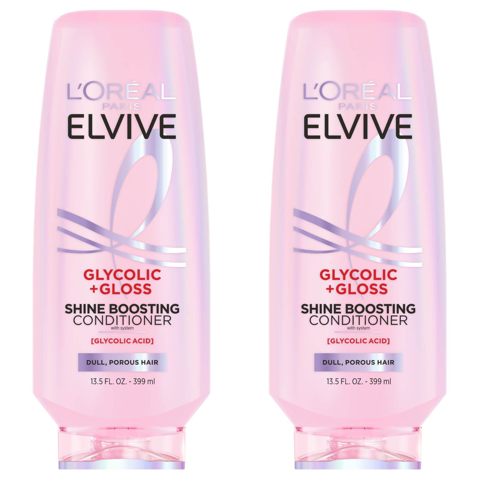L\'Oreal Paris Glycolic Gloss Shine Enhancing Conditioner 2 Pack 13.5 fl oz L\'Oreal Paris Glycolic Gloss Shine Enhancing Conditioner 2 Pack 13.5 fl oz