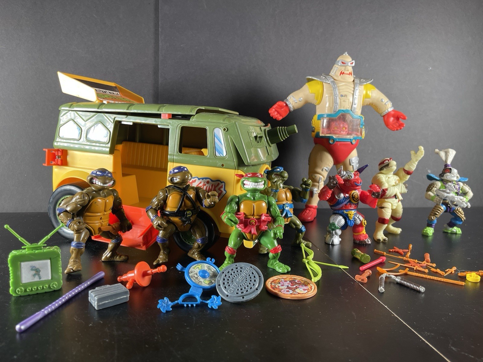 Vintage Krang TMNT 1980s 1990s Teenage Mutant Ninja Turtles Parts Lot