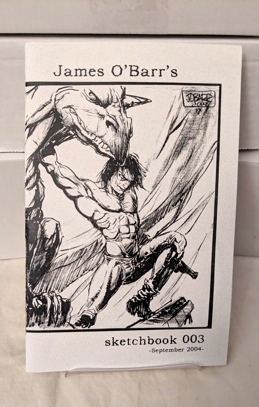 James O\'Barr Sketchbook 003 SIGNED & NUMBERED 5/50 (2004) Rare Crow Creator James O\'Barr Sketchbook 003 SIGNED & NUMBERED 5/50 (2004) Rare Crow Creator