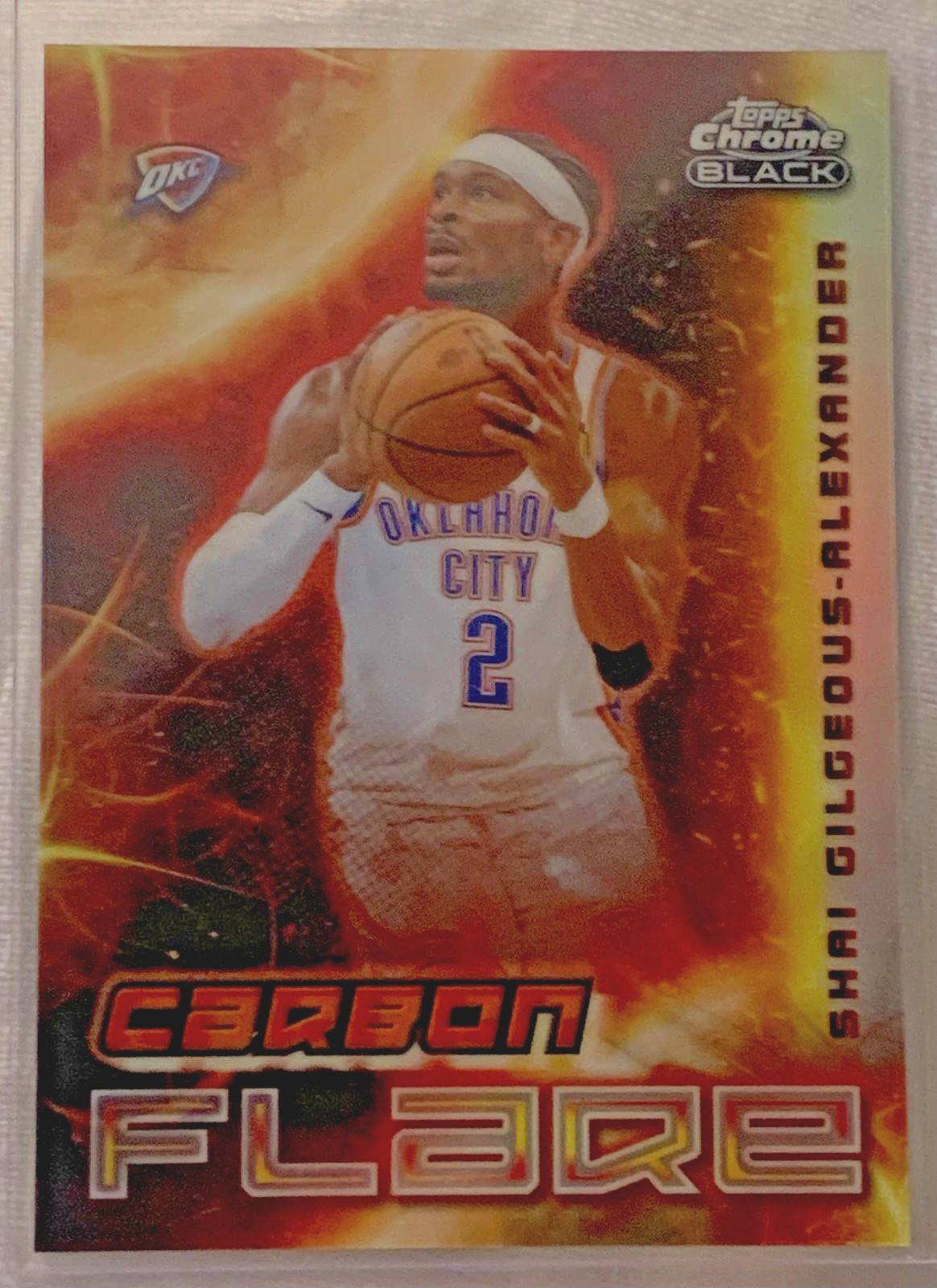 Shai Gilgeous Alexander SSP Carbon Flare Shai Gilgeous Alexander SSP Carbon Flare