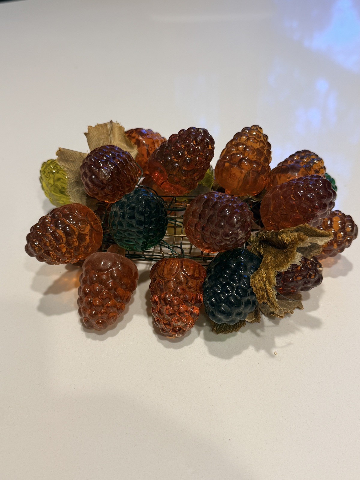 Vintage Lucite Raspberry Cluster: Mid Century Modern Berry Decor Vintage Lucite Raspberry Cluster: Mid Century Modern Berry Decor