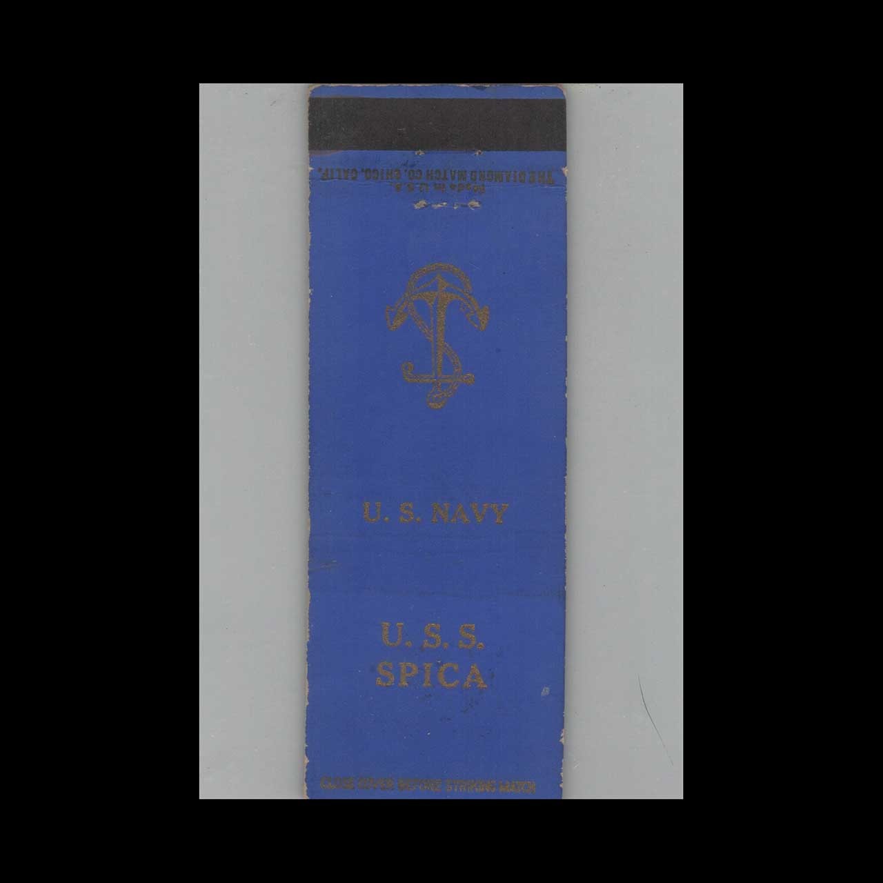 Matchbook Cover US Navy Ship USS Spica