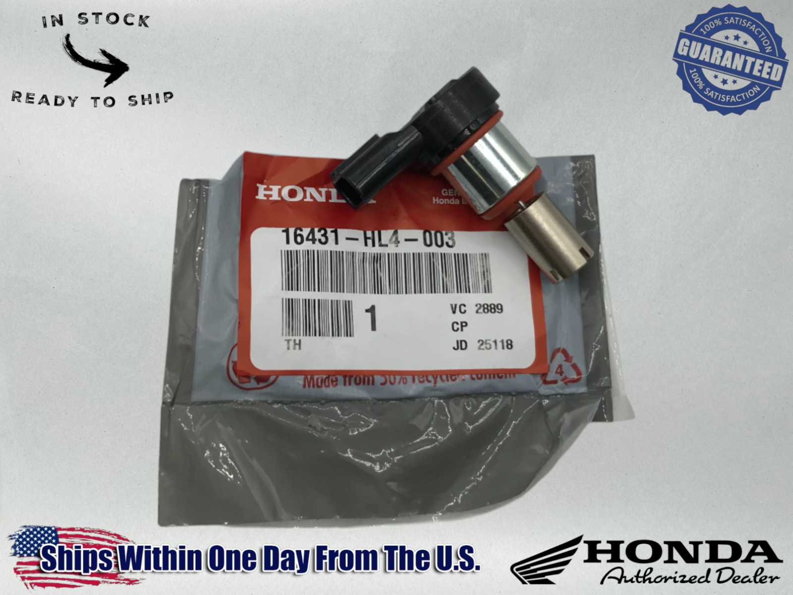 Honda OEM THROTTLE BODY MOTOR ASSY 16-23 PIONEER 1000 16431-HL4-003 Honda OEM THROTTLE BODY MOTOR ASSY 16-23 PIONEER 1000 16431-HL4-003
